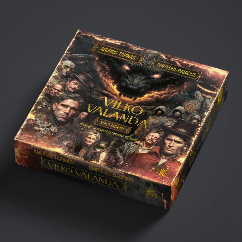 Andrius Tapinas ir Dmitrijus Babičius. Stalo žaidimas Vilko valanda